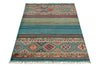 3x5 Turquoıse and Multicolor Tribal Rug