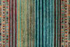 3x5 Turquoıse and Multicolor Tribal Rug