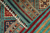 3x5 Turquoıse and Multicolor Tribal Rug