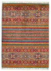 3x5 Red and Multicolor Tribal Rug