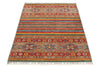 3x5 Red and Multicolor Tribal Rug