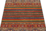 3x5 Red and Multicolor Tribal Rug