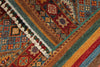 3x5 Red and Multicolor Tribal Rug
