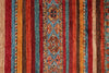 3x5 Red and Multicolor Tribal Rug
