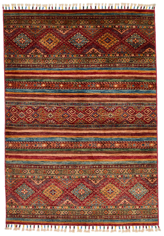 3x5 Multicolor Tribal Rug