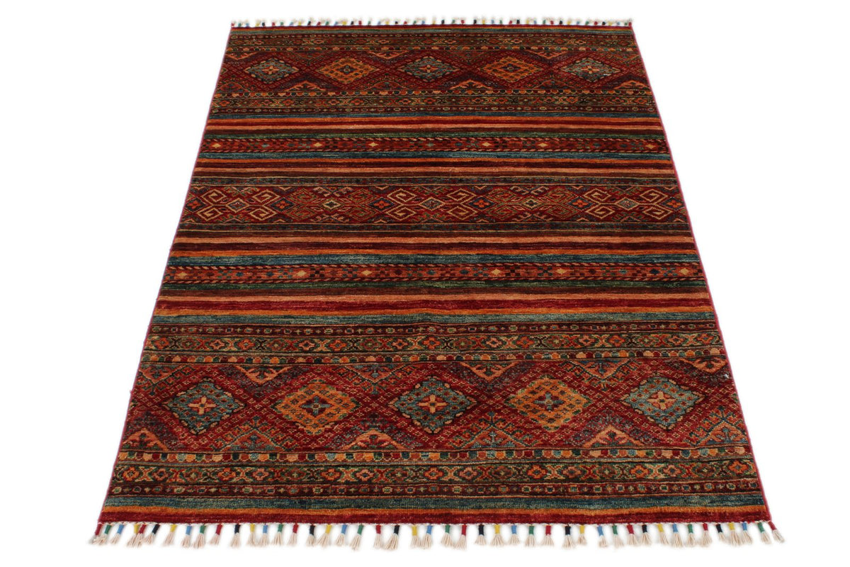 3x5 Multicolor Tribal Rug