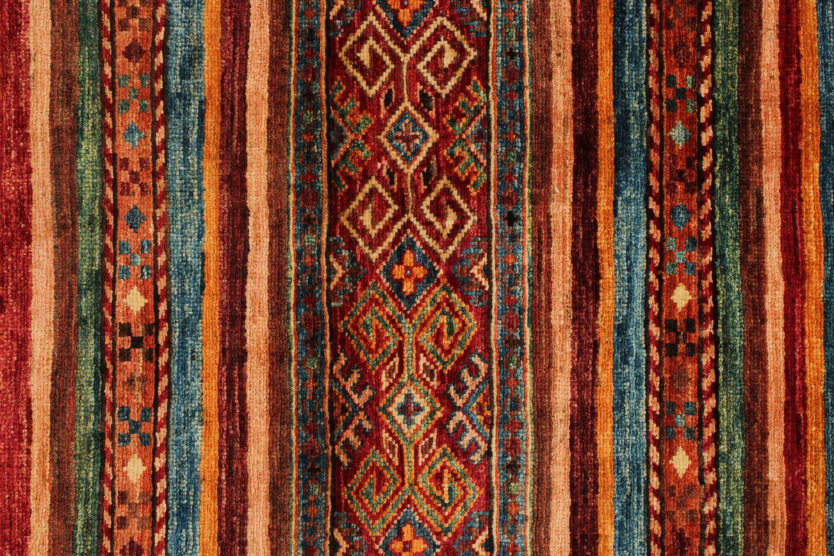 3x5 Multicolor Tribal Rug