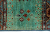 3x5 Turquoıse and Multicolor Tribal Rug