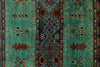 3x5 Turquoıse and Multicolor Tribal Rug