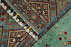 3x5 Turquoıse and Multicolor Tribal Rug