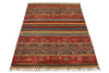 3x5 Multicolor Tribal Rug