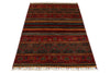 3x5 Multicolor Tribal Rug