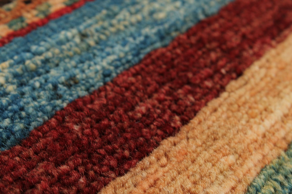 3x6 Brown and Multicolor Tribal Rug