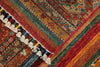 3x6 Brown and Multicolor Tribal Rug