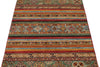 3x5 Brown and Multicolor Tribal Rug