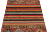 3x5 Brown and Multicolor Tribal Rug