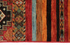 3x5 Brown and Multicolor Tribal Rug