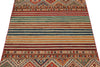 3x5 Brown and Multicolor Tribal Rug