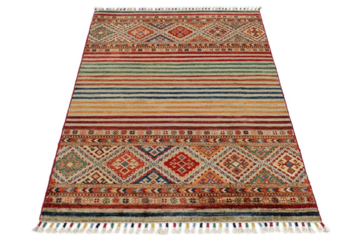 3x5 Multicolor Tribal Rug