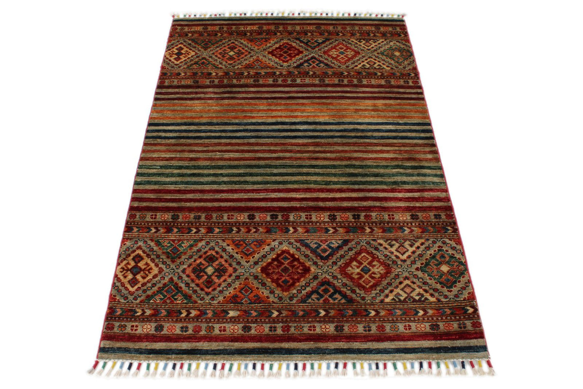 3x5 Multicolor Tribal Rug