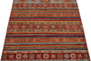 3x5 Brown and Multicolor Tribal Rug