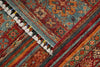 3x5 Brown and Multicolor Tribal Rug