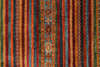 3x5 Brown and Multicolor Tribal Rug