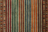 3x5 Brown and Multicolor Tribal Rug