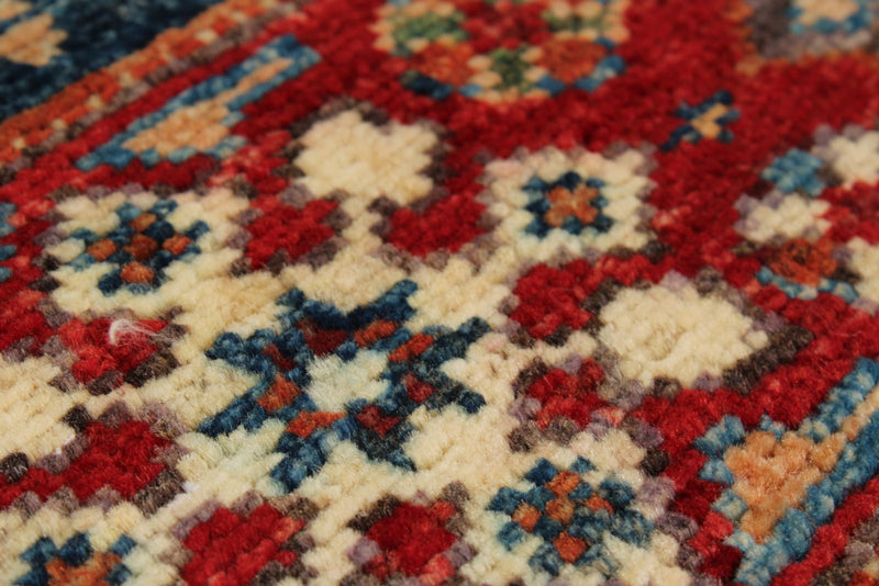 3x5 Brown and Multicolor Tribal Rug