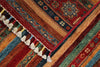 3x5 Brown and Multicolor Tribal Rug