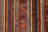 3x5 Brown and Multicolor Tribal Rug