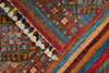 3x5 Brown and Multicolor Tribal Rug