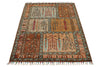 4x5 Multicolor Anatolian Traditional Rug