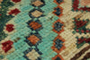 3x5 Turquoıse and Multicolor Tribal Rug