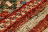 3x5 Brown and Multicolor Tribal Rug