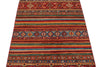 3x5 Red and Multicolor Tribal Rug