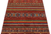 3x5 Red and Multicolor Tribal Rug