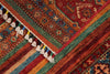 3x5 Red and Multicolor Tribal Rug
