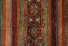 3x5 Brown and Multicolor Tribal Rug
