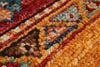 3x5 Brown and Multicolor Tribal Rug