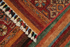 3x5 Brown and Multicolor Tribal Rug