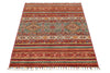 3x5 Green and Multicolor Tribal Rug