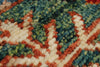 3x4 Green and Multicolor Tribal Rug