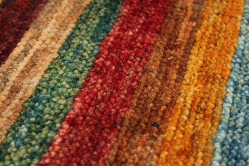 3x4 Brown and Multicolor Tribal Rug