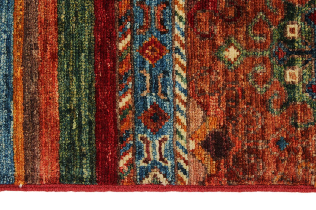 3x4 Multicolor Tribal Rug
