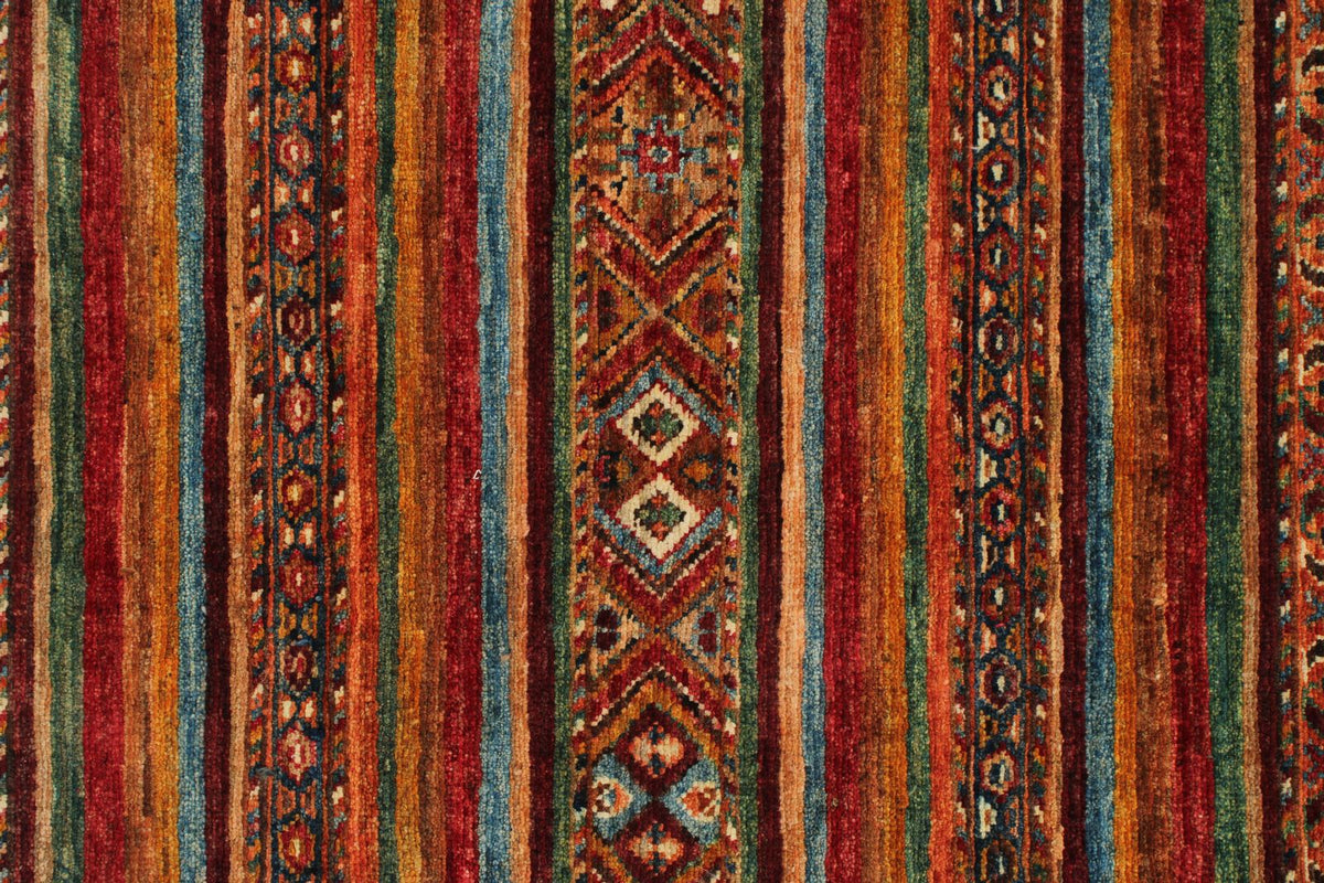 3x4 Multicolor Tribal Rug