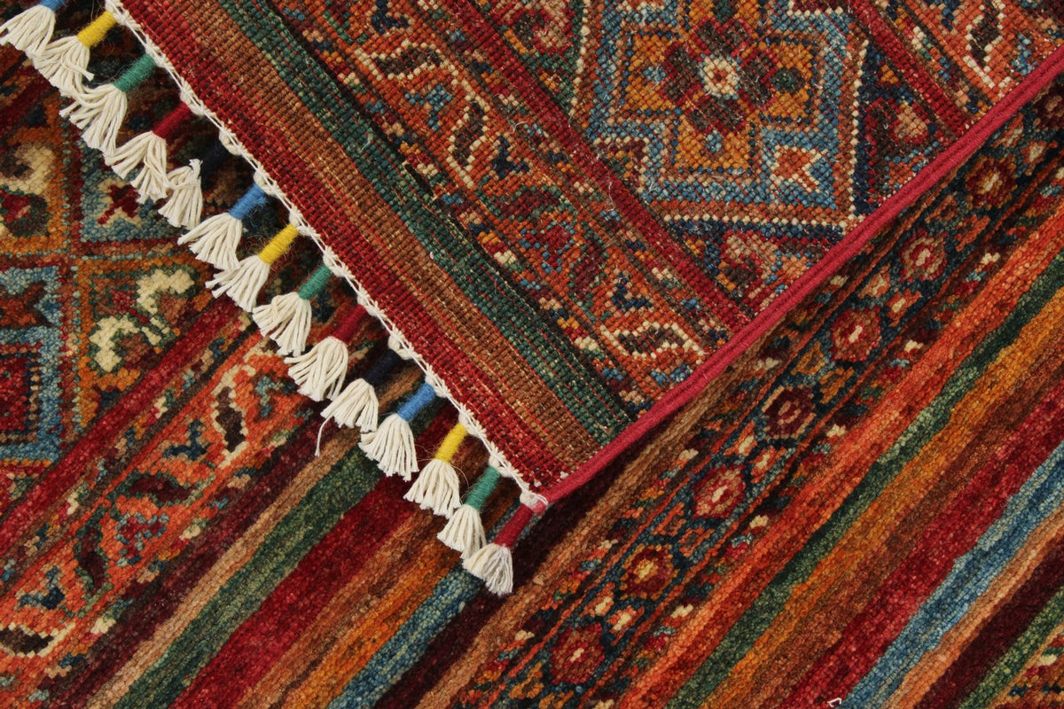 3x4 Multicolor Tribal Rug