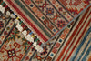 3x4 Brown and Multicolor Tribal Rug