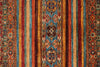 3x4 Brown and Multicolor Tribal Rug