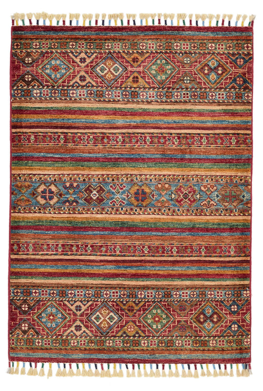 3x4 Multicolor Tribal Rug